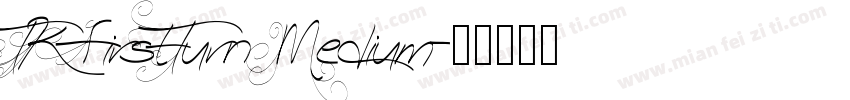 TKFirstTurn Medium字体转换